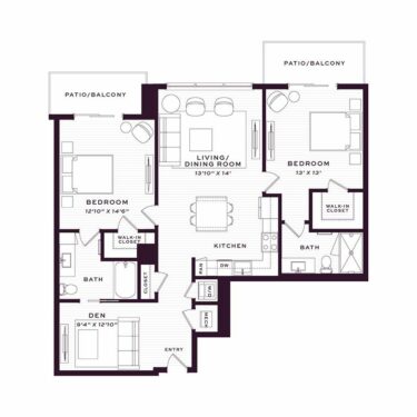 Rendering of the PH-7 floor plan
